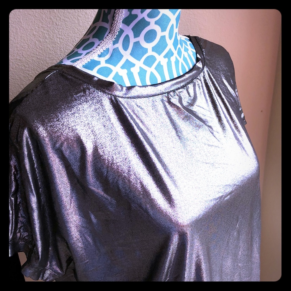 Victoria’s Secret metallic SS shirt